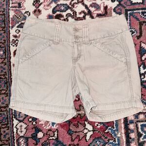 The North Face 4 Khaki 100% Cotton Shorts AS IS